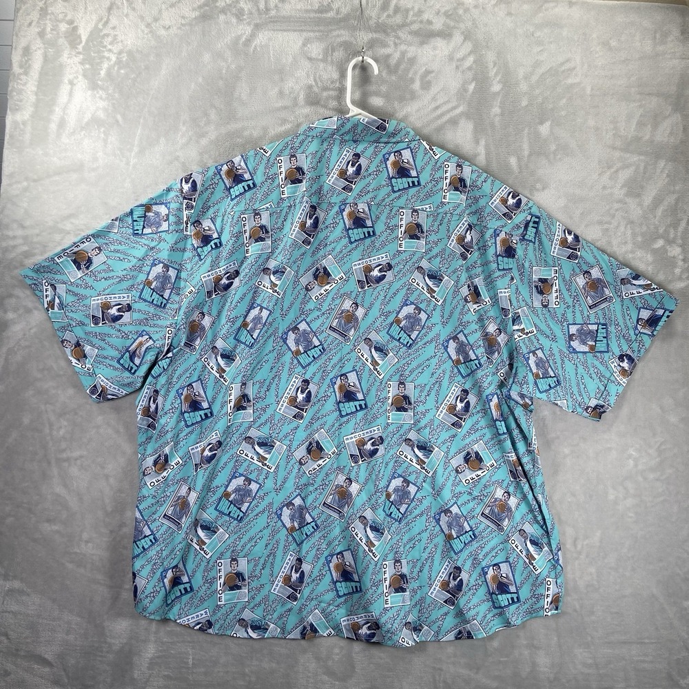 RSVLTS Shirt men's 4XL The Office x Roosevelts Button Down Basketball Cards NWT - Picture 13 of 13